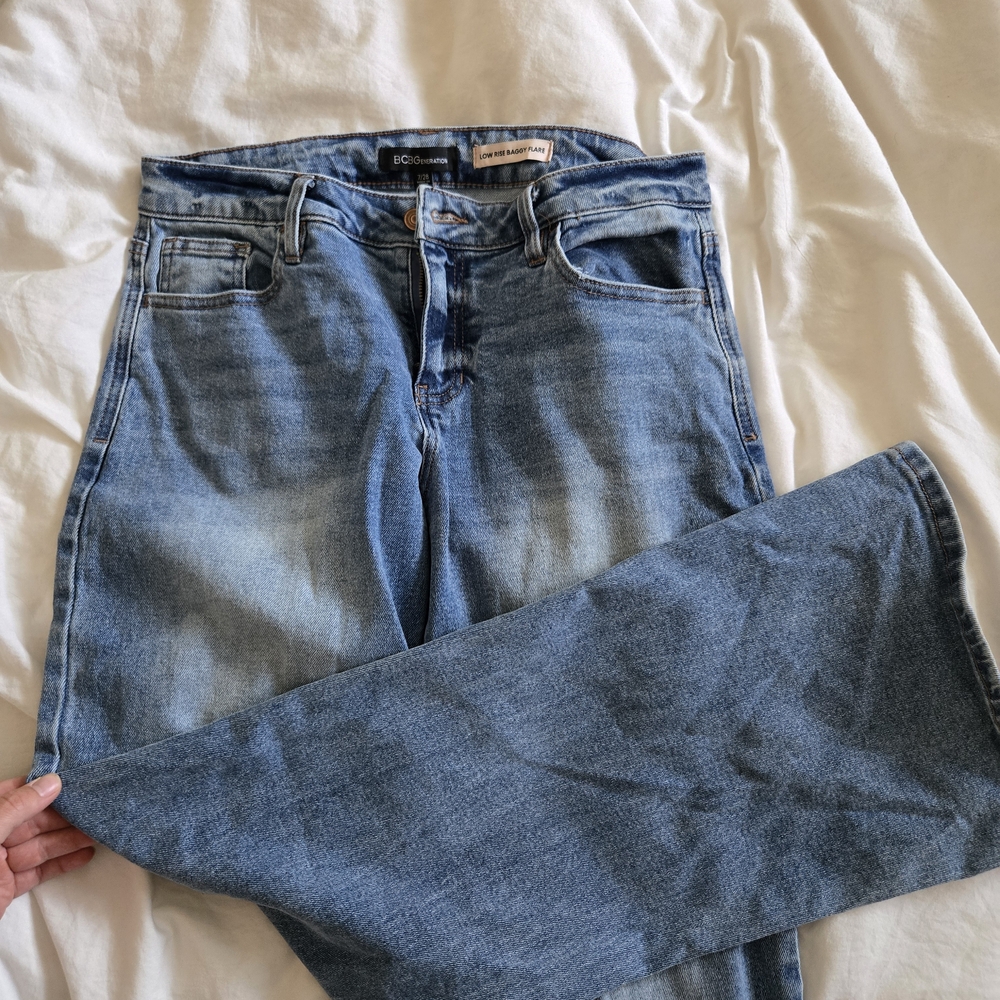 BCBGeneration Light Blue Flare Jeans